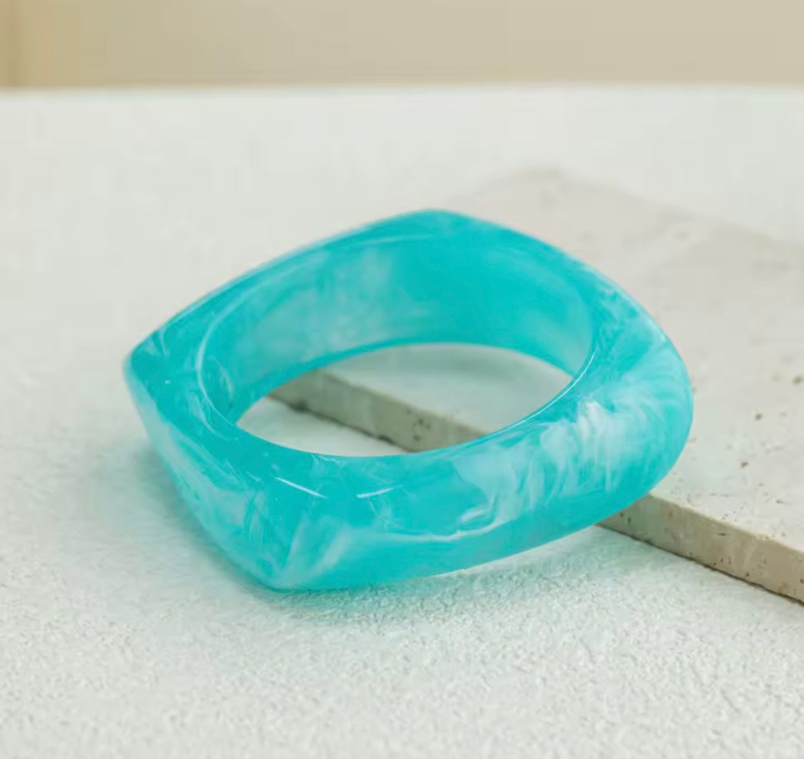 Retro Resin Bangle Collection – Bold & Colourful Statement Bangle