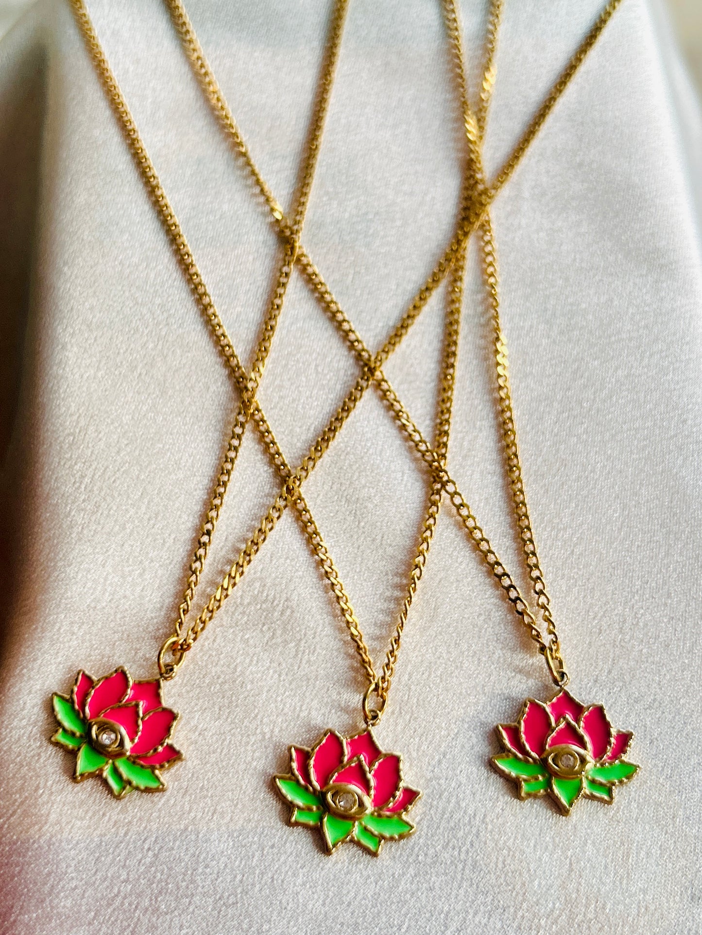 Lotus Eye Necklace