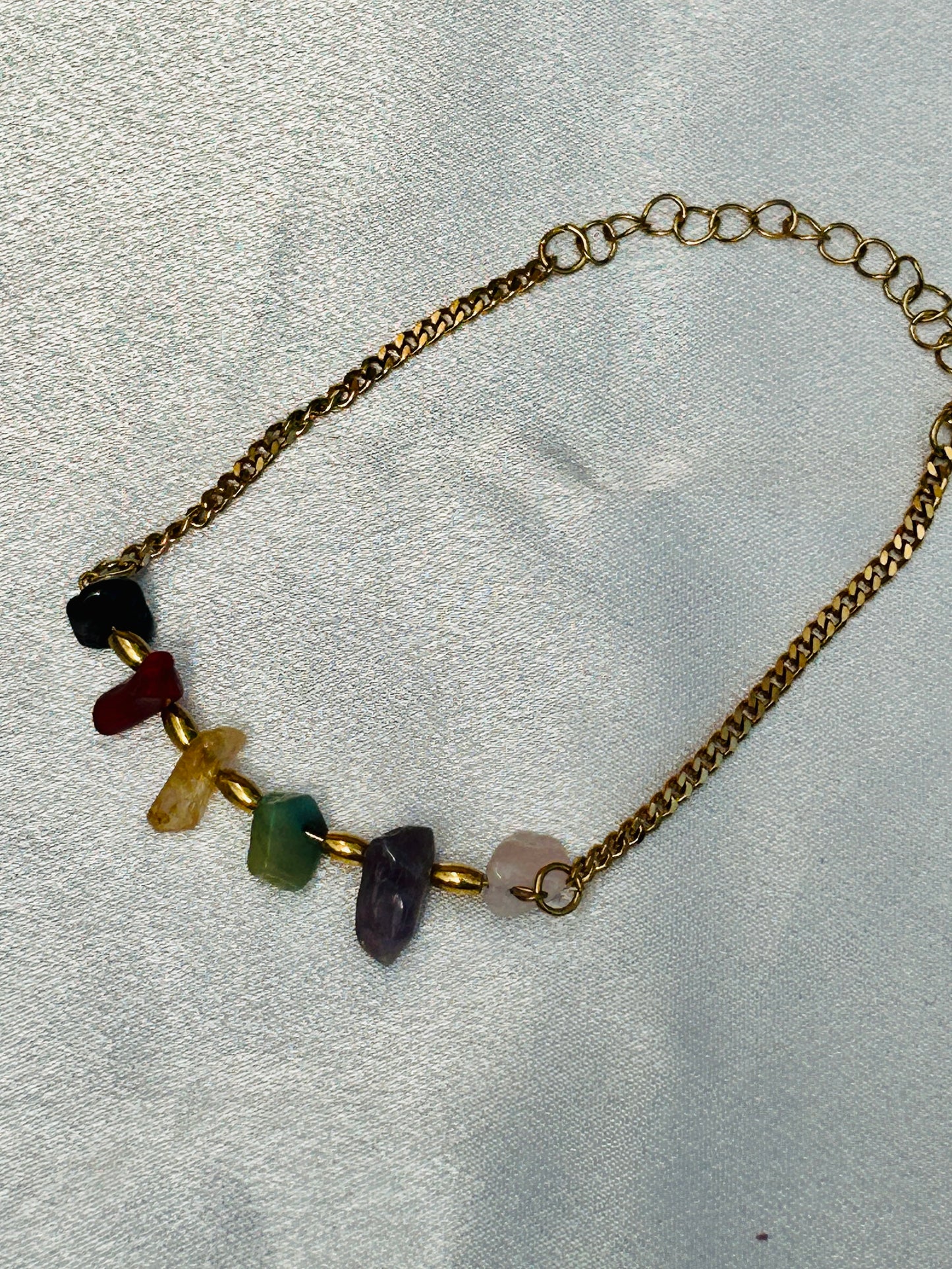πΏ Natural Harmony Gemstone Collection β Earrings, Necklace & Bracelets (Stainless Steel)