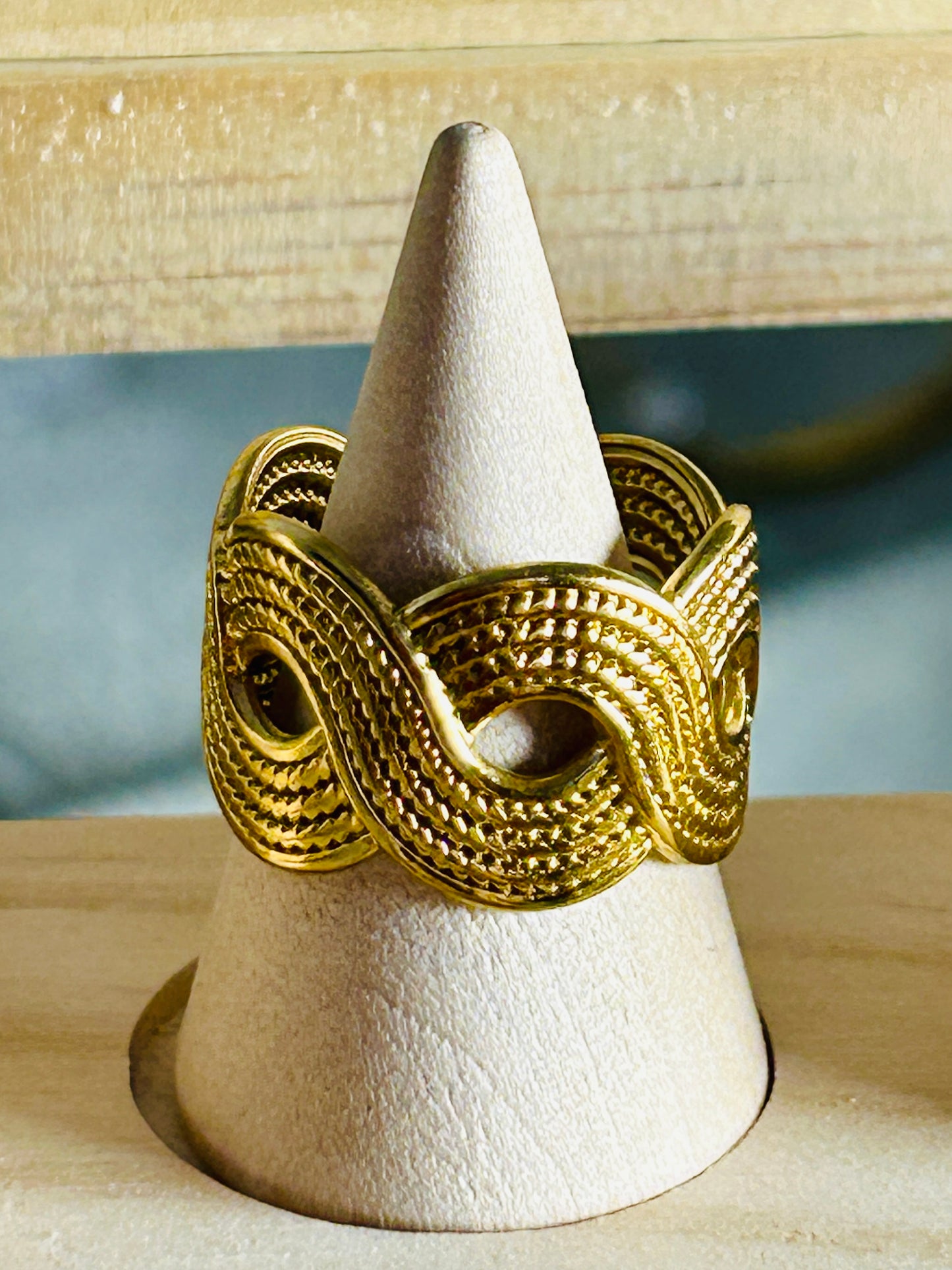 Vintage Adjustable Rings – Titanium Stainless Steel