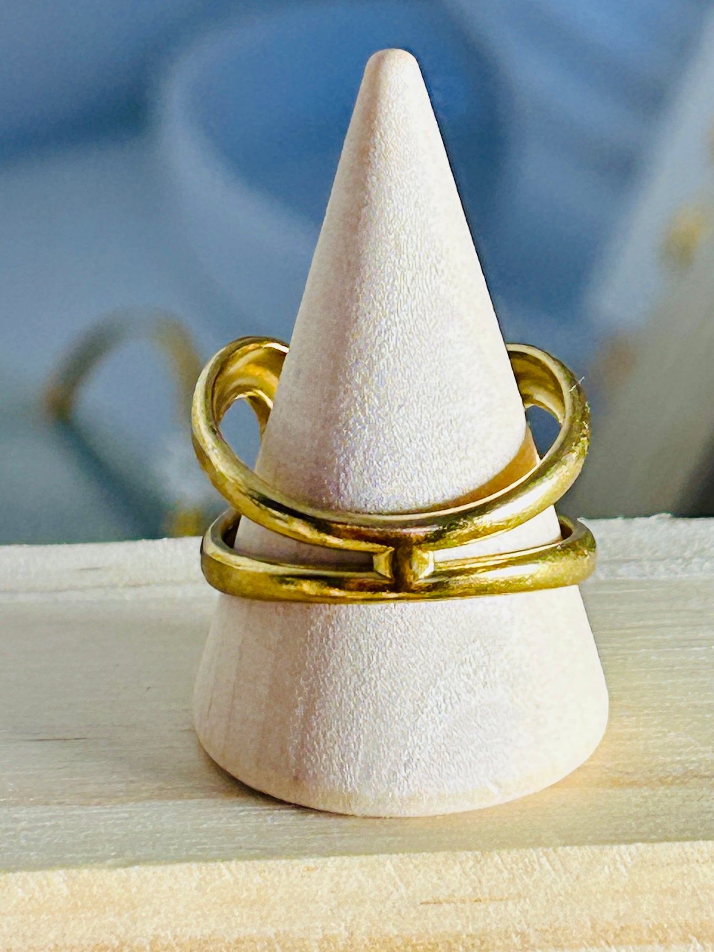 Vintage Adjustable Rings – Titanium Stainless Steel