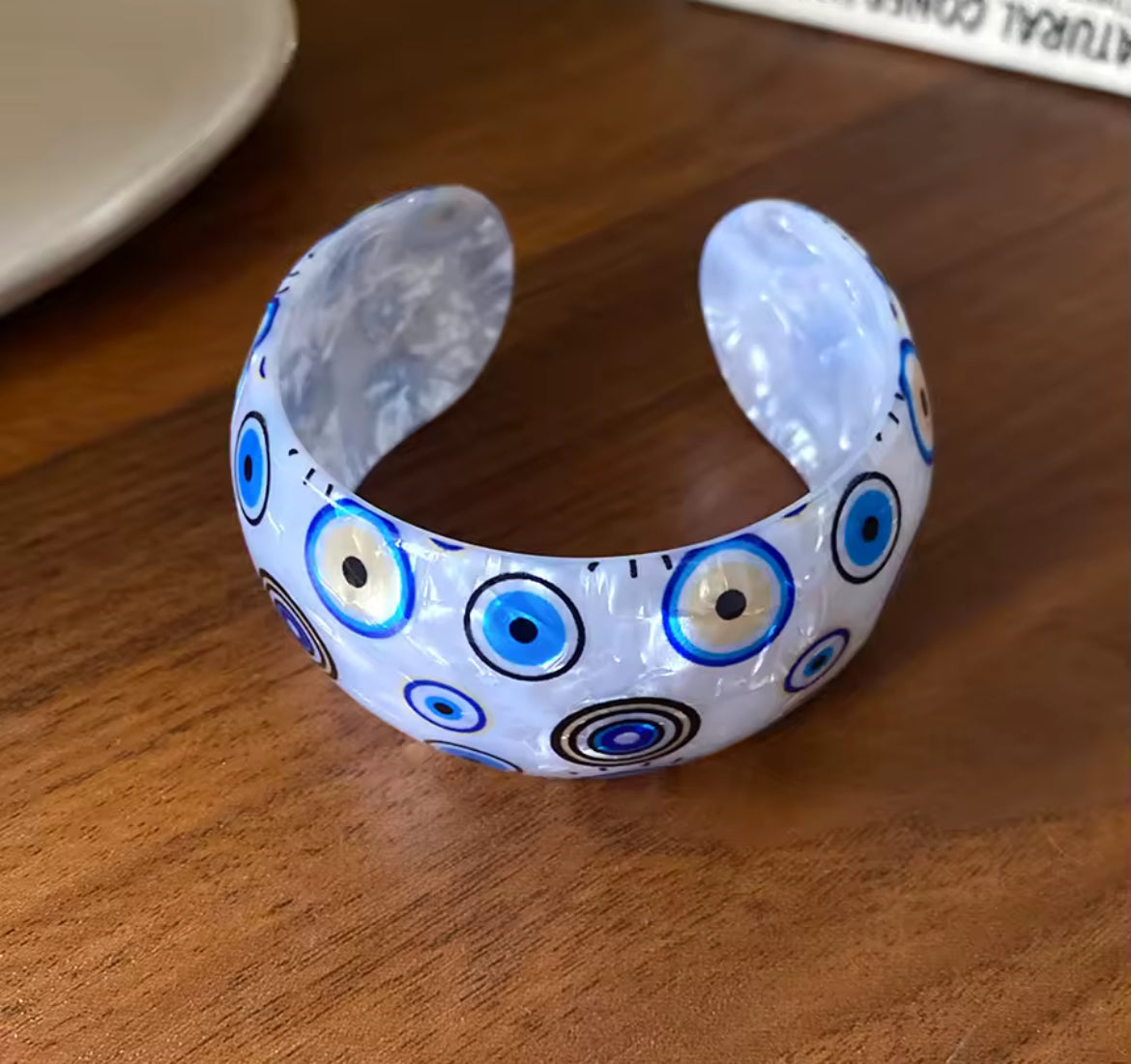 Retro Resin Bangle Collection – Bold & Colourful Statement Bangle