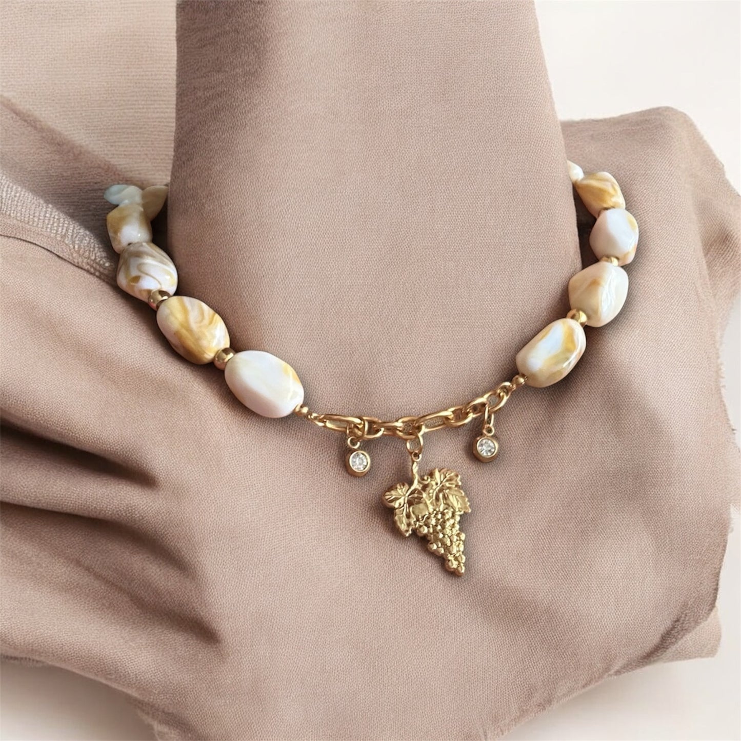 Acrylic Charm Bead Necklace Collection