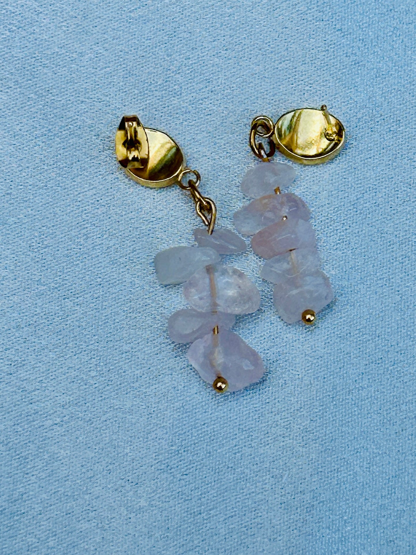 πΏ Natural Harmony Gemstone Collection β Earrings, Necklace & Bracelets (Stainless Steel)