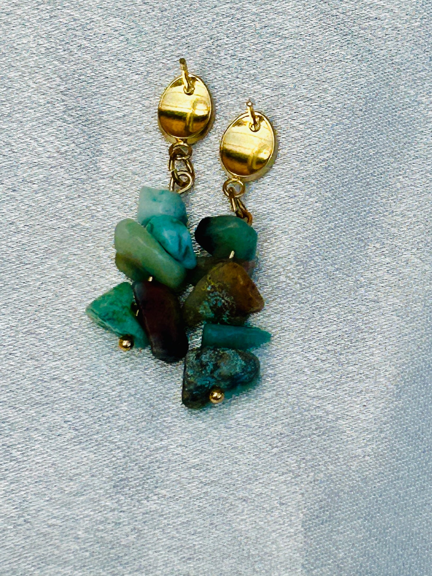 πΏ Natural Harmony Gemstone Collection β Earrings, Necklace & Bracelets (Stainless Steel)
