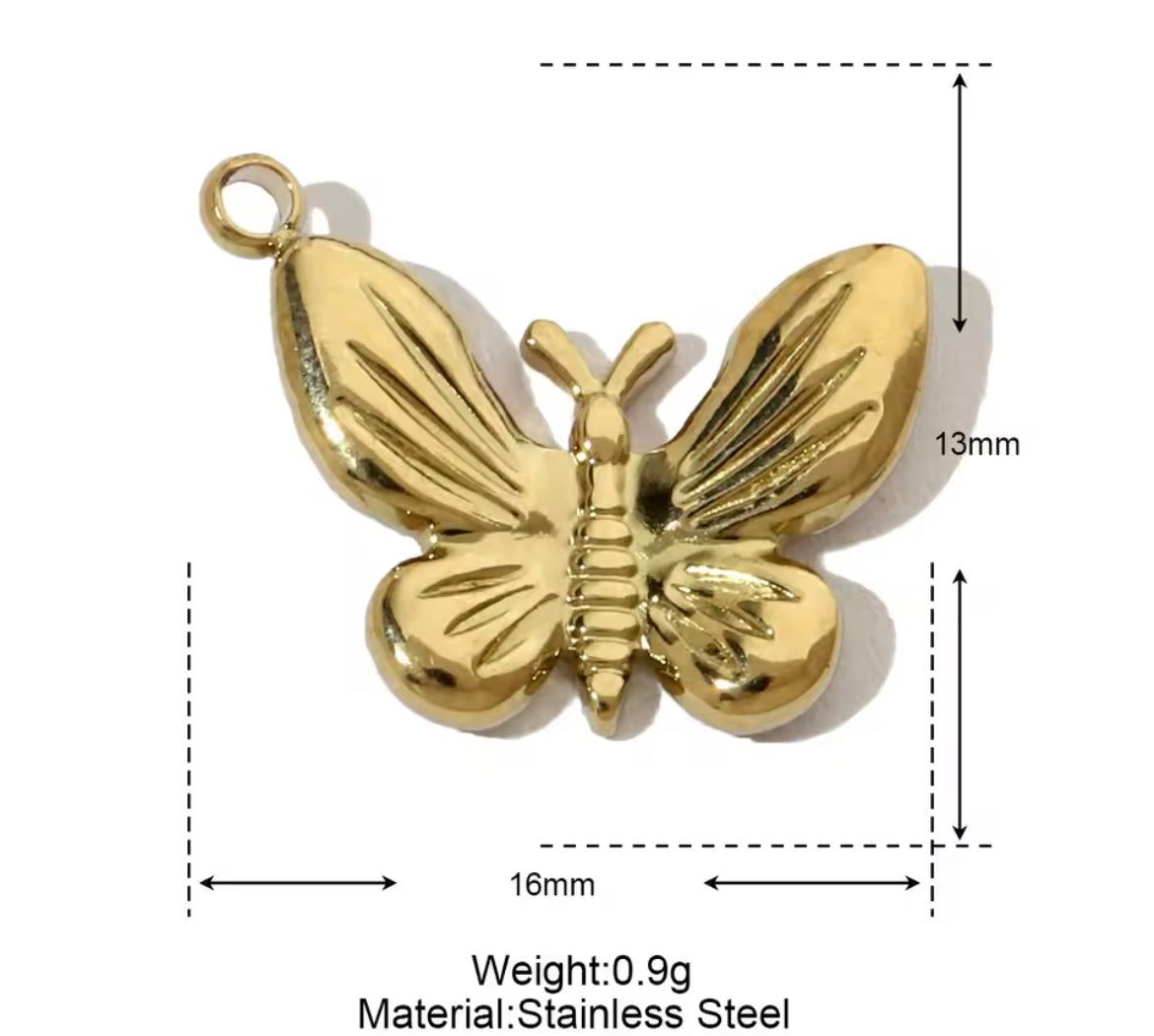 Make Your Own Charm Jewellery – Gold Plated Stainless Steel (Tarnish-Free & Waterproof)- 1 piece