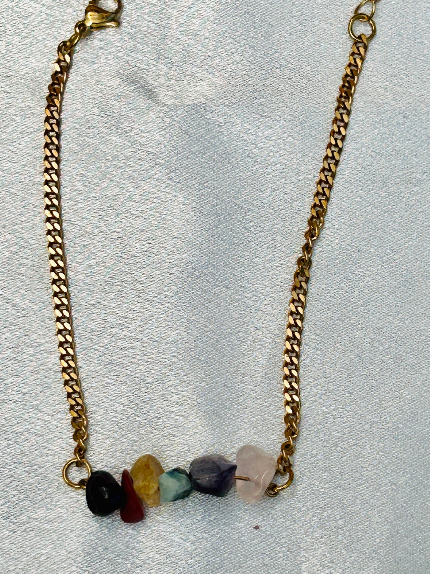 πΏ Natural Harmony Gemstone Collection β Earrings, Necklace & Bracelets (Stainless Steel)