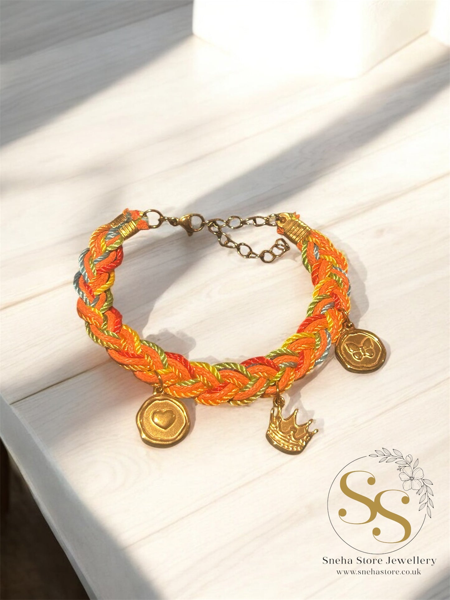 Royal Thread Charm Bracelet