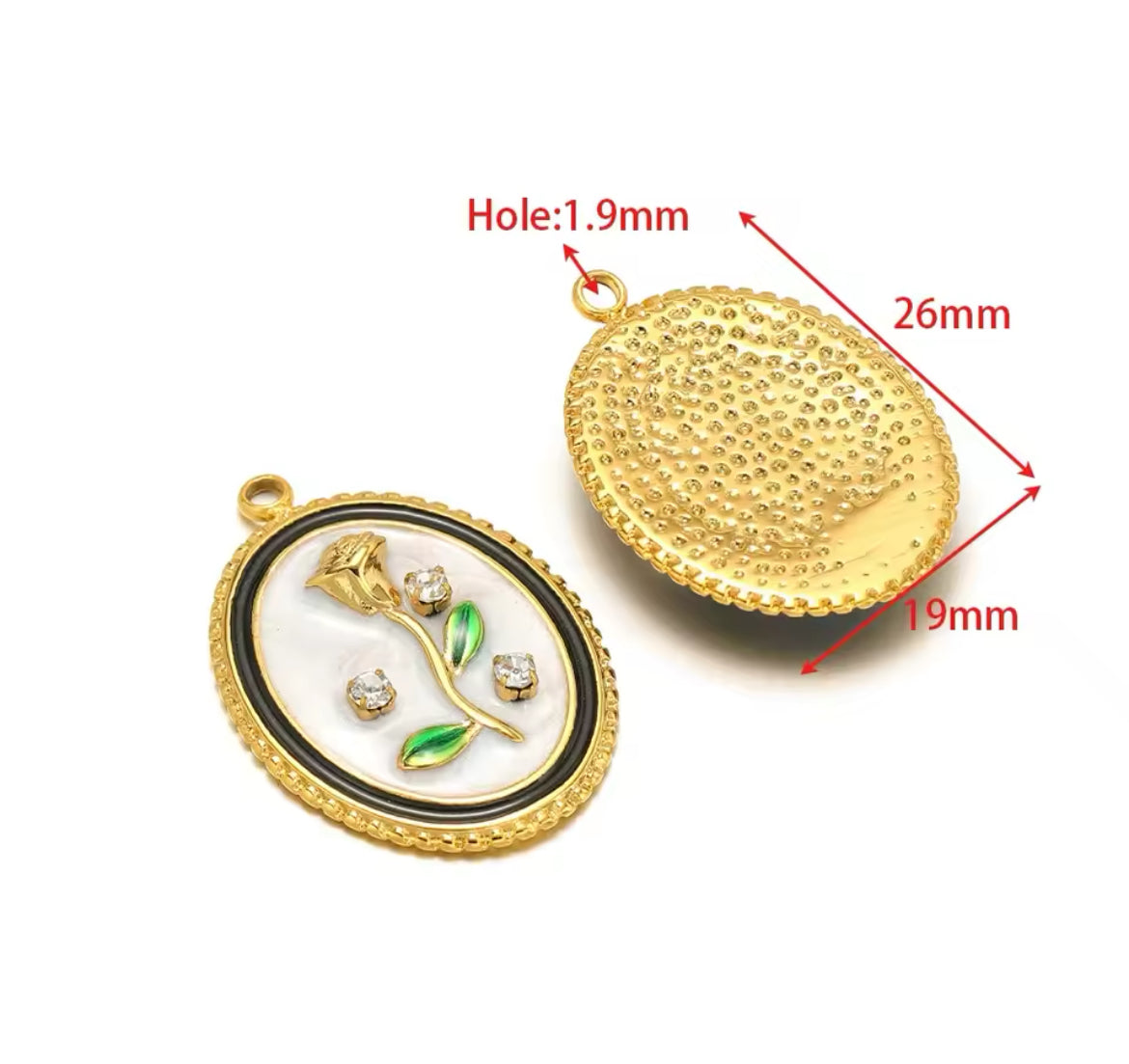 Make Your Own Charm Jewellery – Gold Plated Stainless Steel (Tarnish-Free & Waterproof)- 1 piece