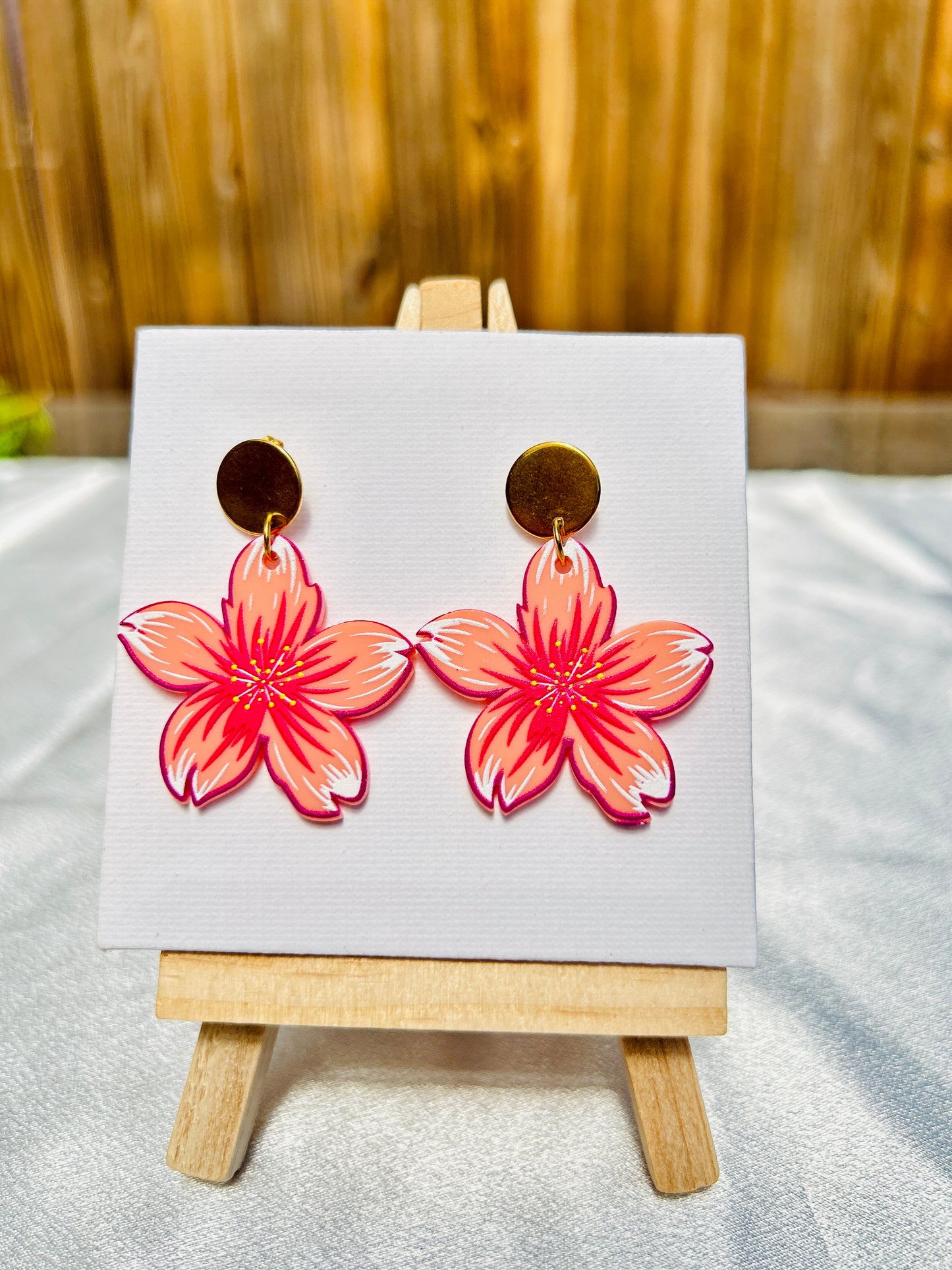 πΌ Garden Whimsy Earrings β Stainless Steel & Acrylic