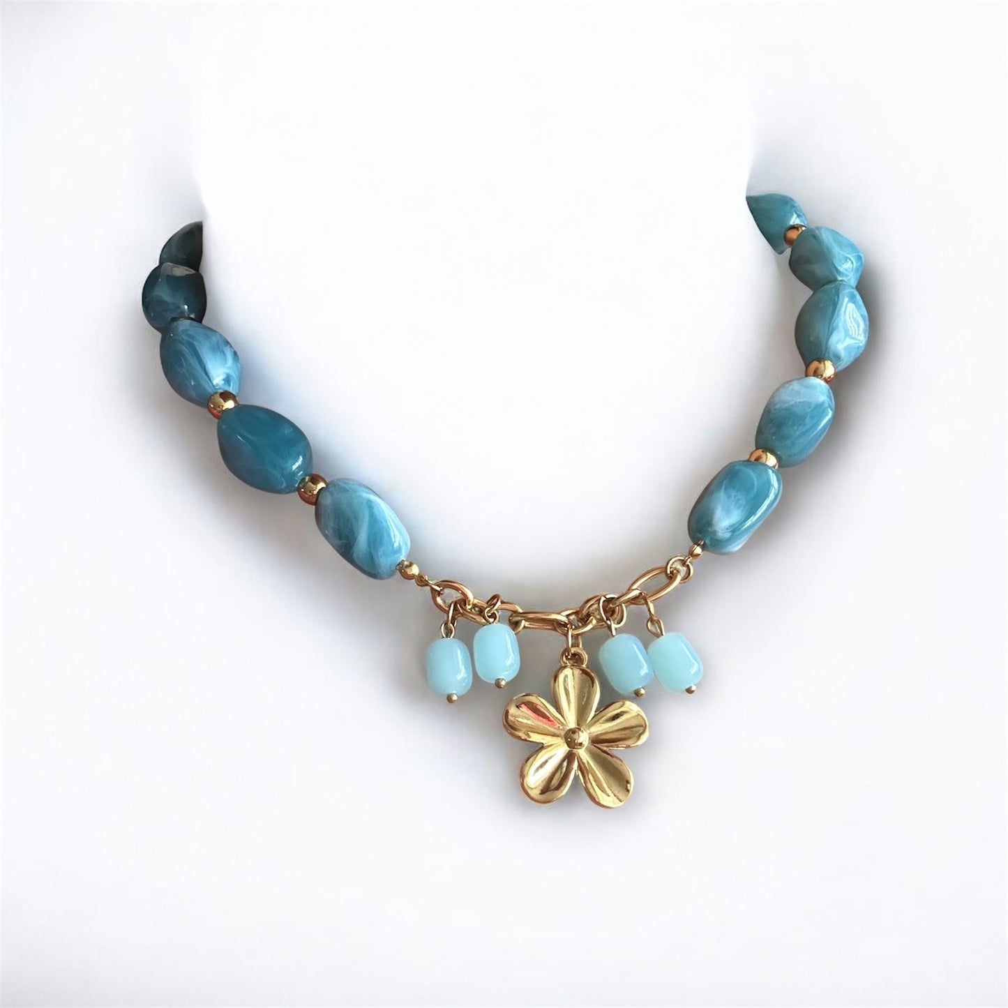 Acrylic Charm Bead Necklace Collection