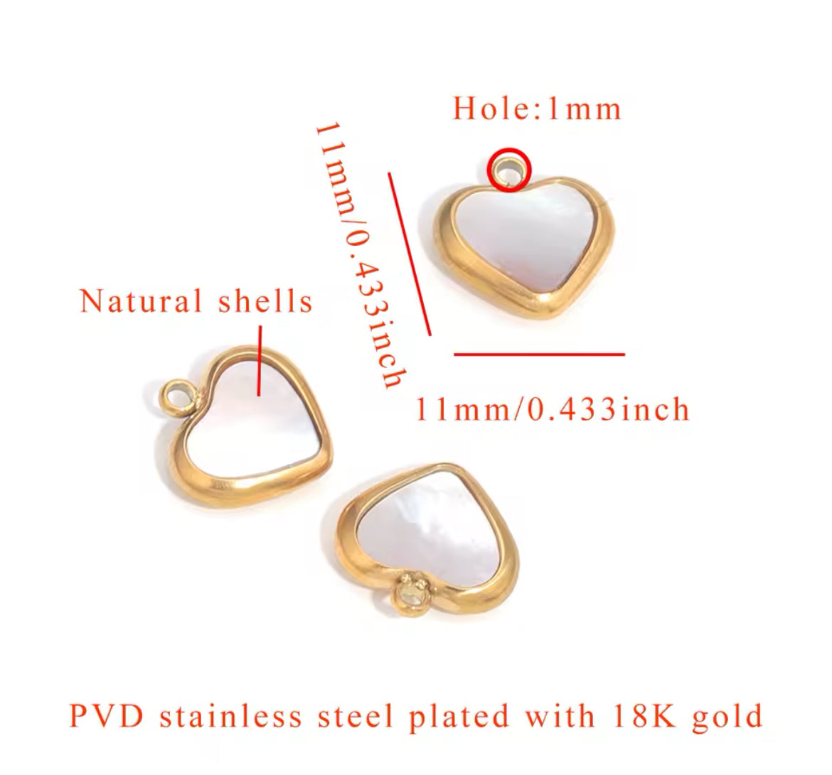 Make Your Own Charm Jewellery – Gold Plated Stainless Steel (Tarnish-Free & Waterproof)- 1 piece