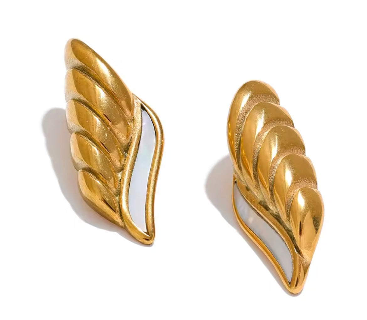 Stainless Steel Gold-Plated Earrings Collection