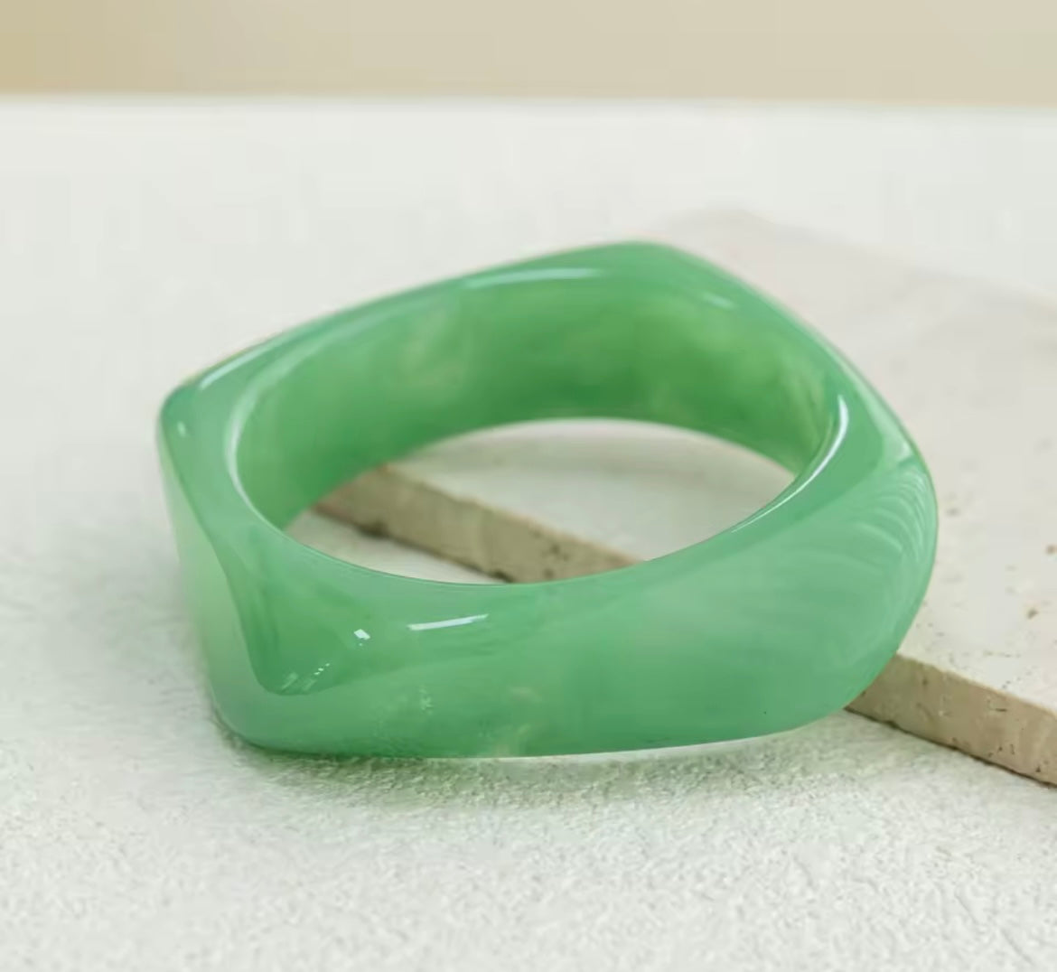 Retro Resin Bangle Collection – Bold & Colourful Statement Bangle