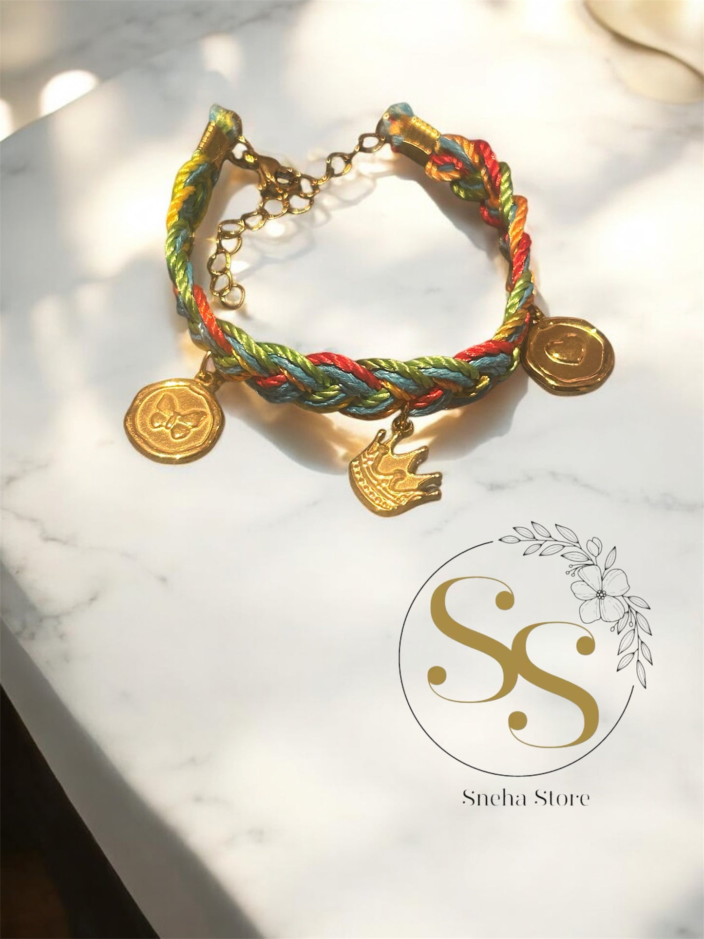 Royal Thread Charm Bracelet