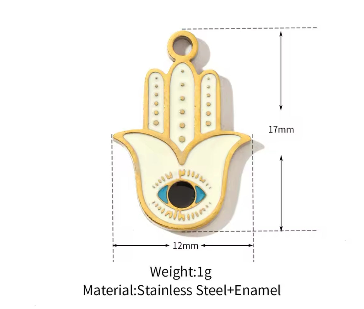 Make Your Own Charm Jewellery – Gold Plated Stainless Steel (Tarnish-Free & Waterproof)- 1 piece
