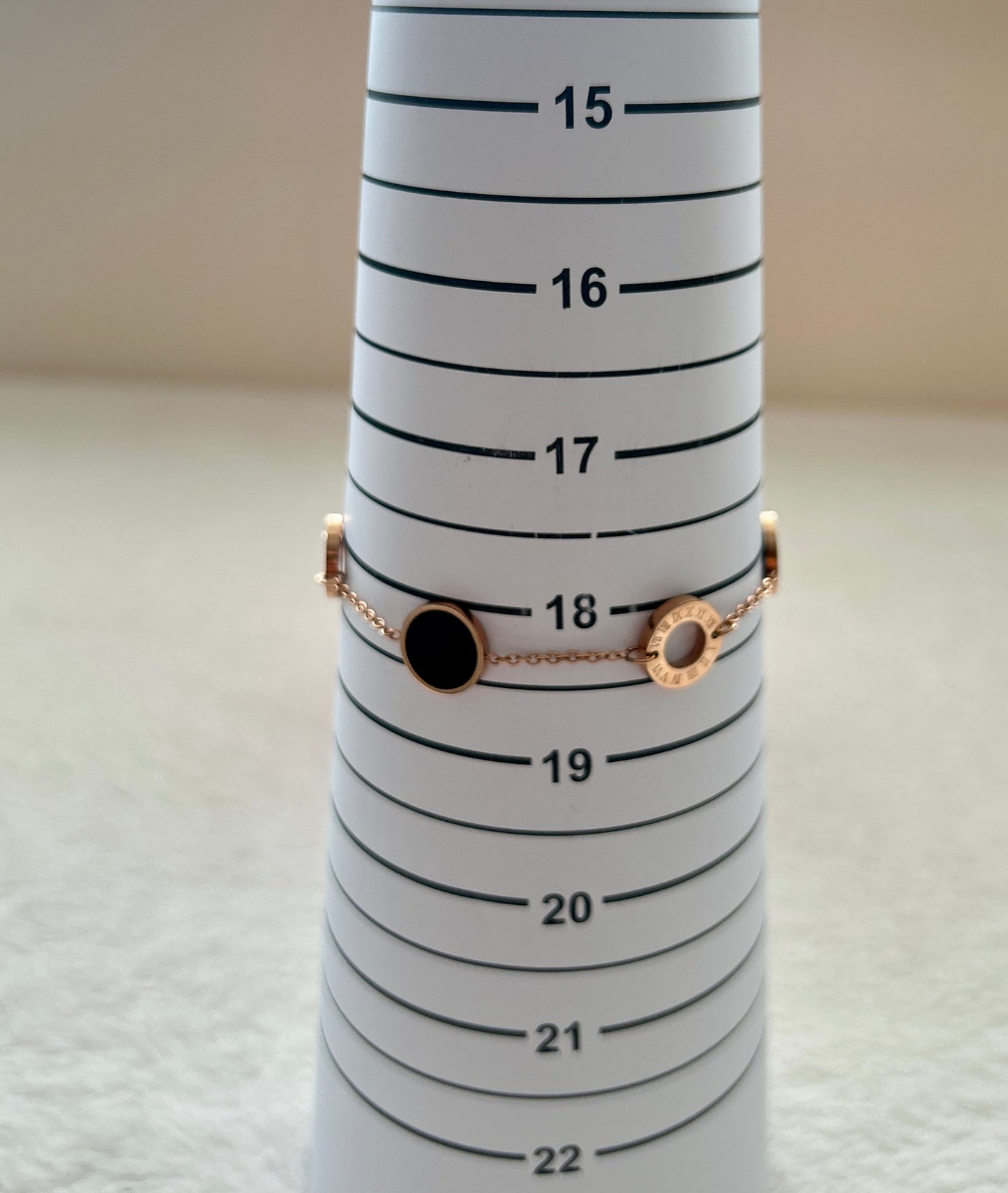 Stainless Steel Roman Charm Bracelets – Minimalist Collection