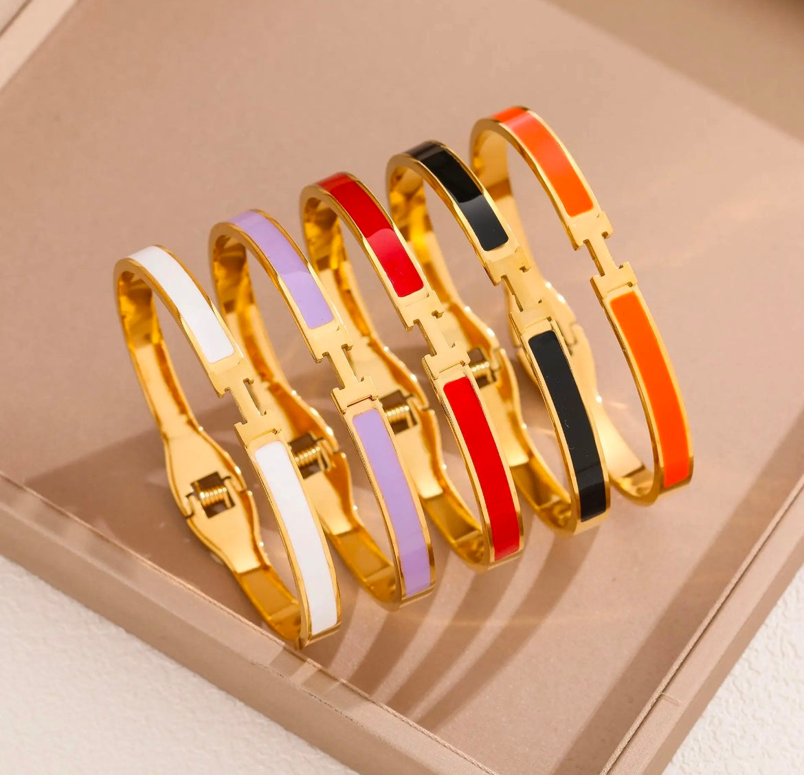 Waterproof & Tarnish-Free Elegance H Bangle