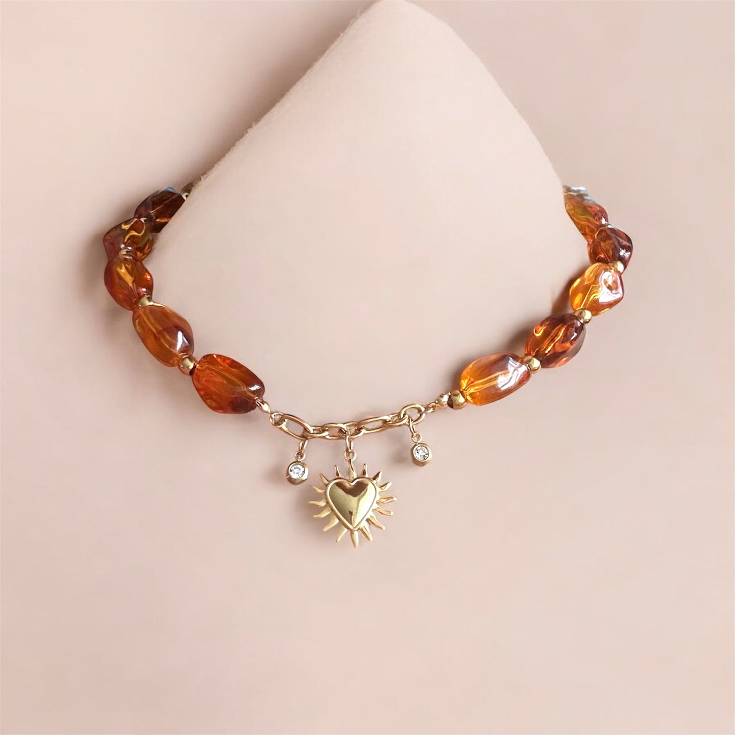 Acrylic Charm Bead Necklace Collection