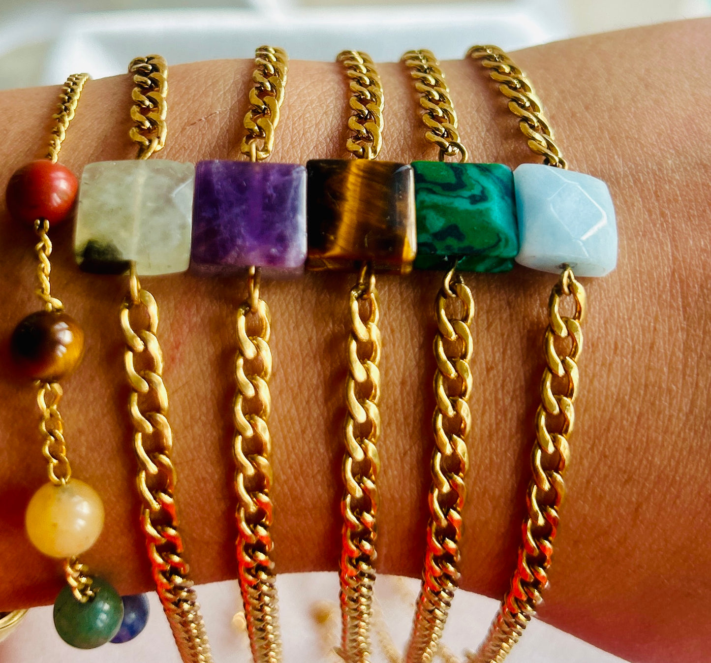 Gemstone Glow Bracelet Collection