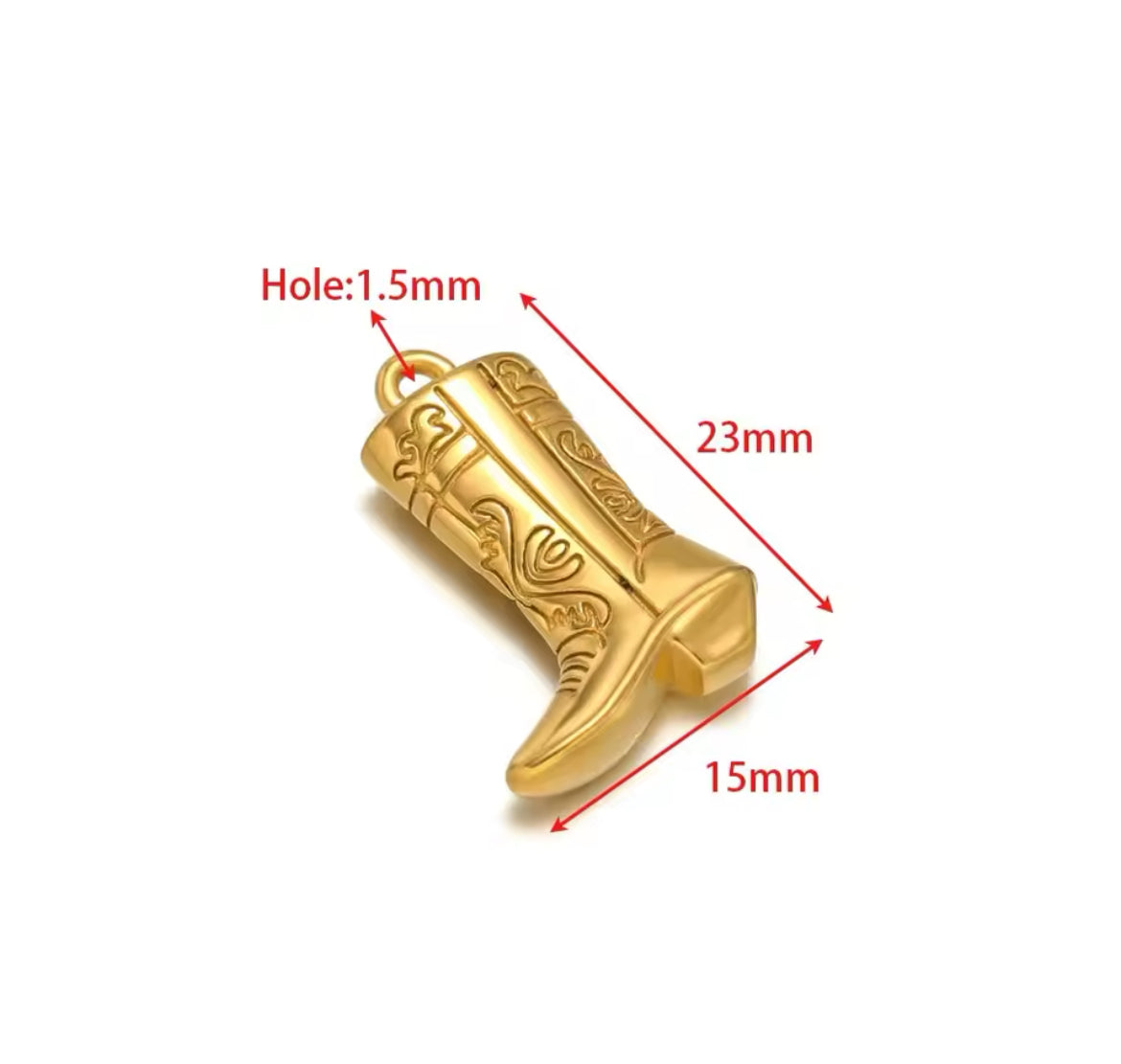 Make Your Own Charm Jewellery – Gold Plated Stainless Steel (Tarnish-Free & Waterproof)- 1 piece