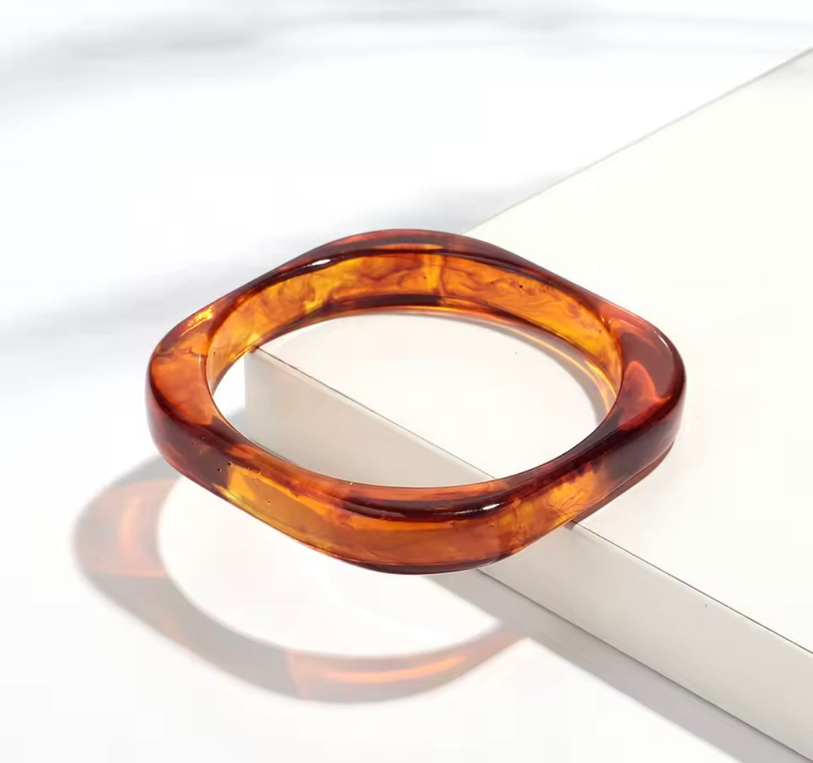 Retro Resin Bangle Collection – Bold & Colourful Statement Bangle