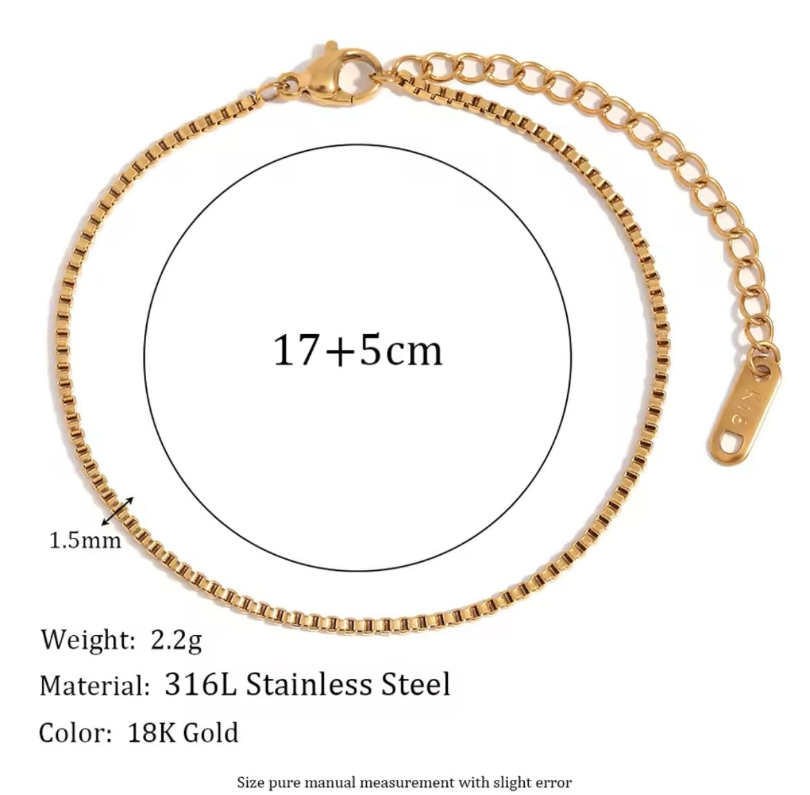 The Golden Essentials Bracelet Set – 18K Gold Plated Favourites