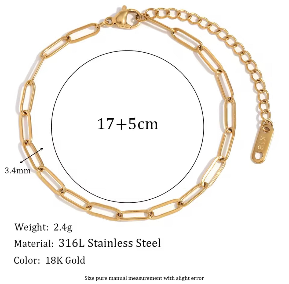 The Golden Essentials Bracelet Set – 18K Gold Plated Favourites