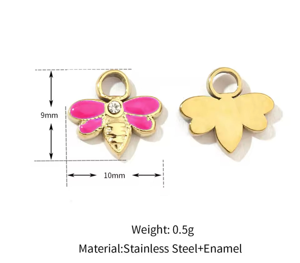 Make Your Own Charm Jewellery – Gold Plated Stainless Steel (Tarnish-Free & Waterproof)- 1 piece