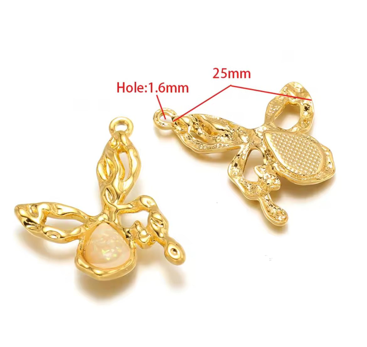 Make Your Own Charm Jewellery – Gold Plated Stainless Steel (Tarnish-Free & Waterproof)- 1 piece