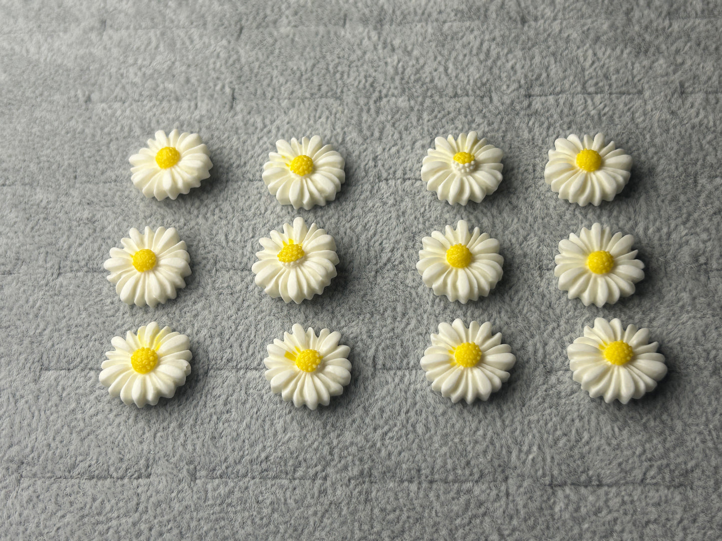 Sunny Daisy Bloom Studs β 16mm Acrylic with Stainless Steel Back