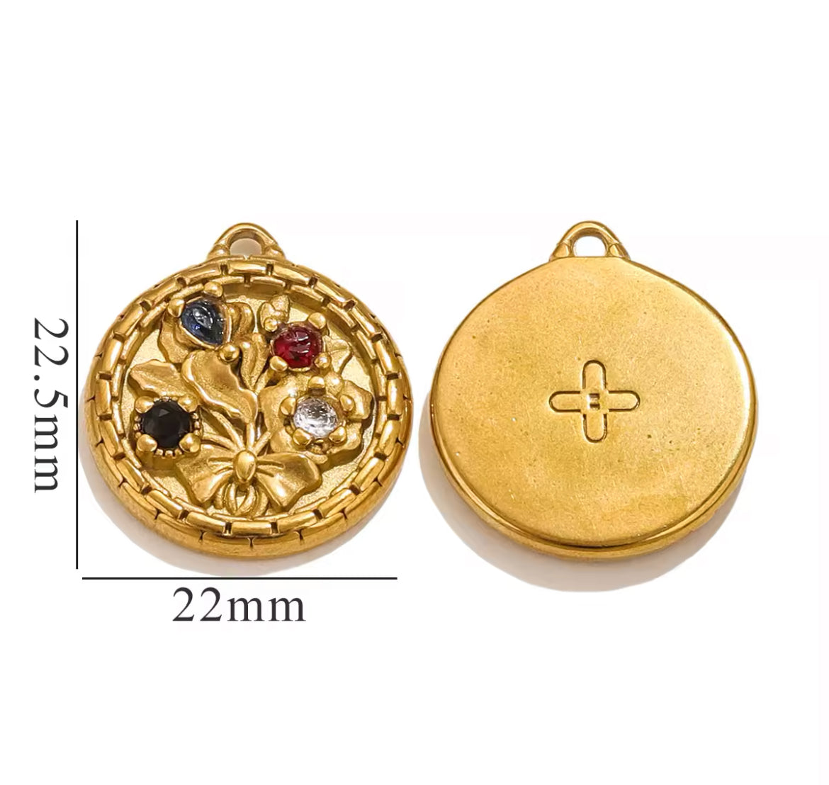 Make Your Own Charm Jewellery – Gold Plated Stainless Steel (Tarnish-Free & Waterproof)- 1 piece