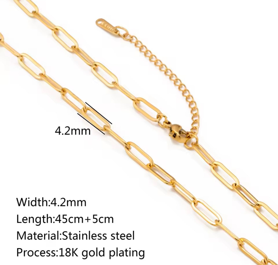 Make Your Own Charm Jewellery – Gold Plated Stainless Steel (Tarnish-Free & Waterproof)- 1 piece
