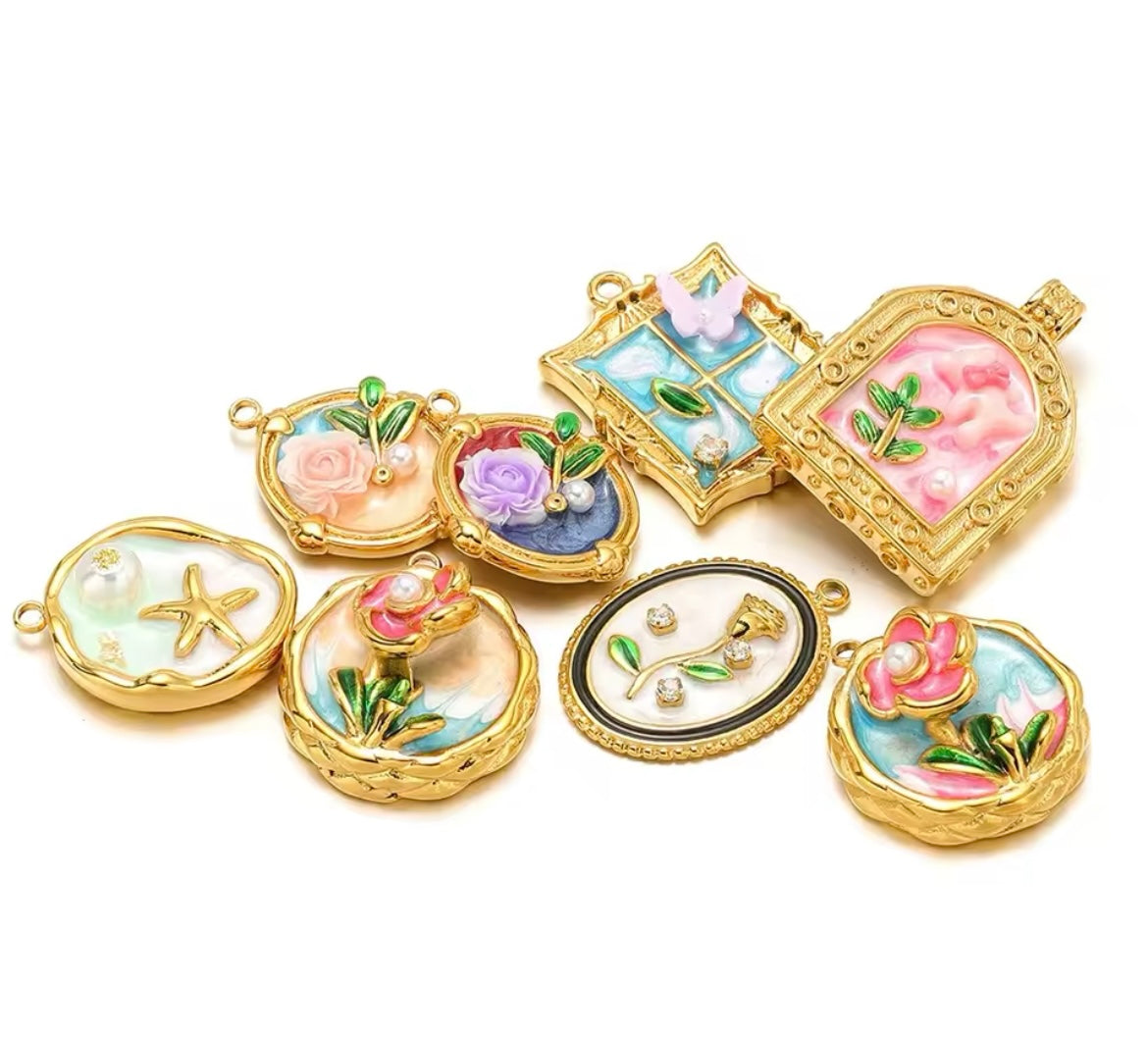 Enchanted Garden Charm Necklace
