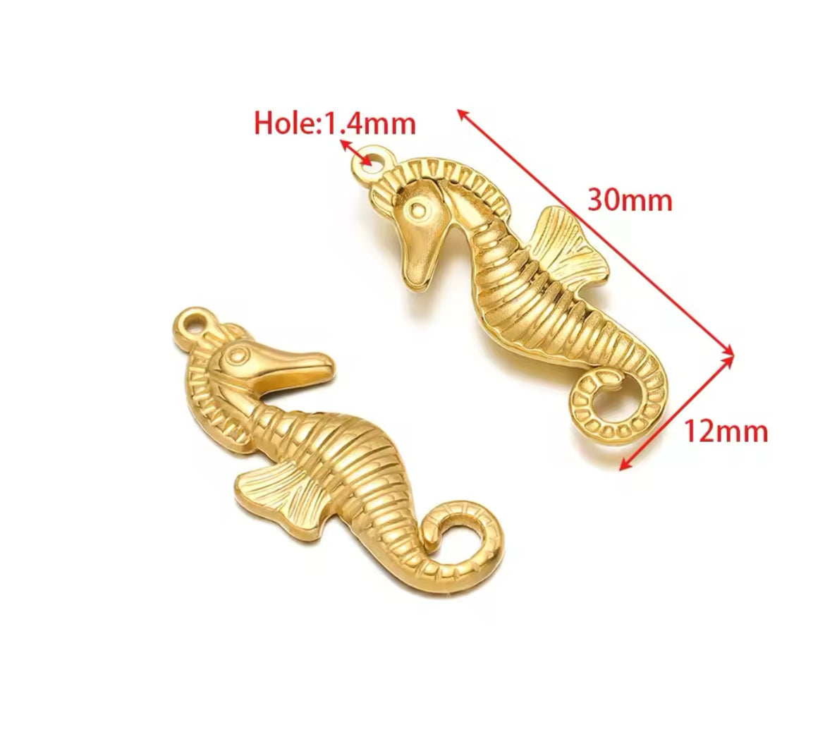 Make Your Own Charm Jewellery – Gold Plated Stainless Steel (Tarnish-Free & Waterproof)- 1 piece