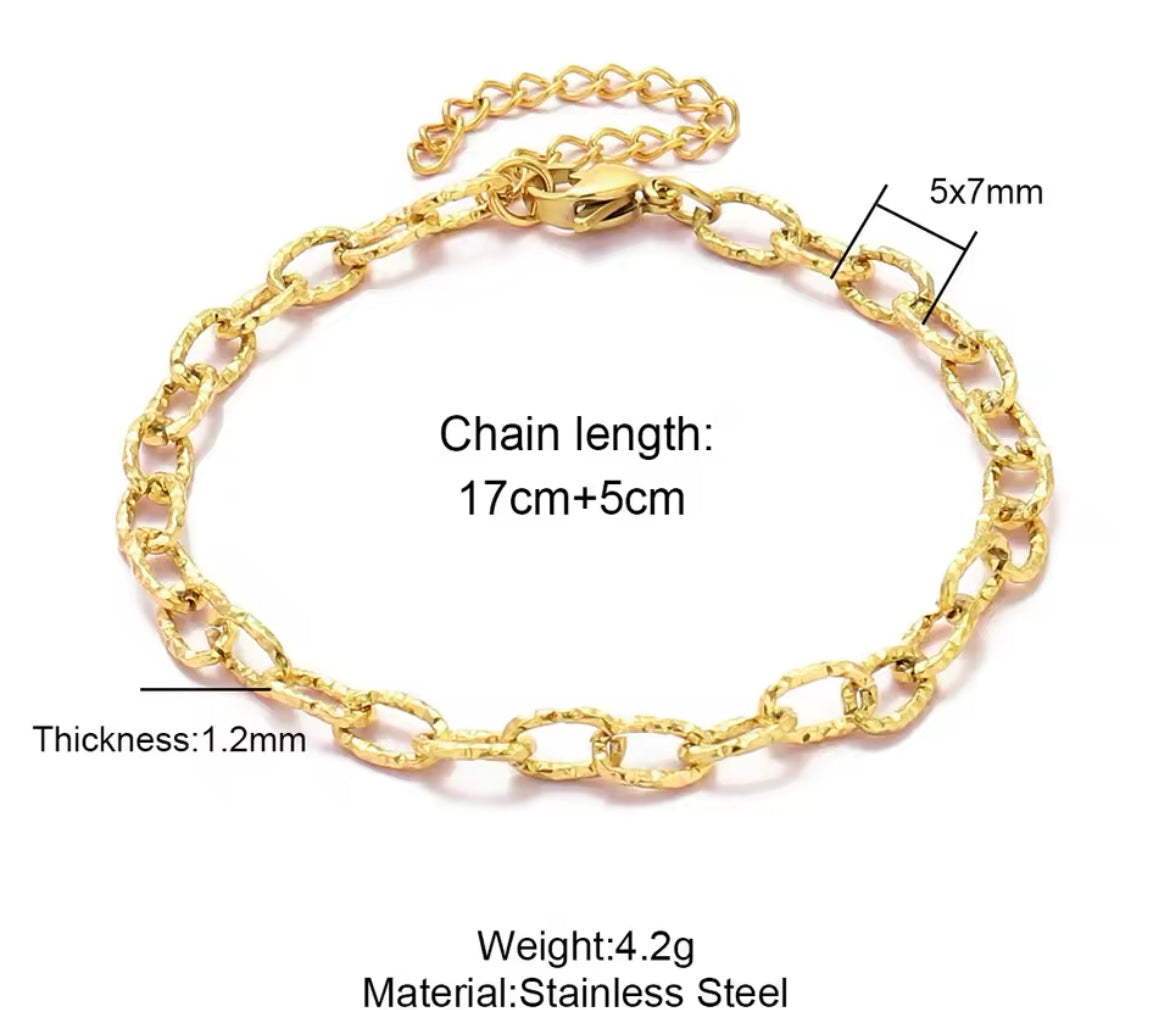 Make Your Own Charm Jewellery – Gold Plated Stainless Steel (Tarnish-Free & Waterproof)- 1 piece