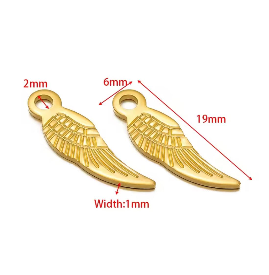 Make Your Own Charm Jewellery – Gold Plated Stainless Steel (Tarnish-Free & Waterproof)- 1 piece