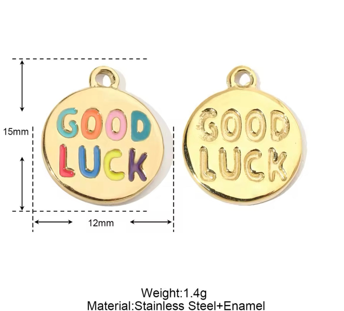 Make Your Own Charm Jewellery – Gold Plated Stainless Steel (Tarnish-Free & Waterproof)- 1 piece