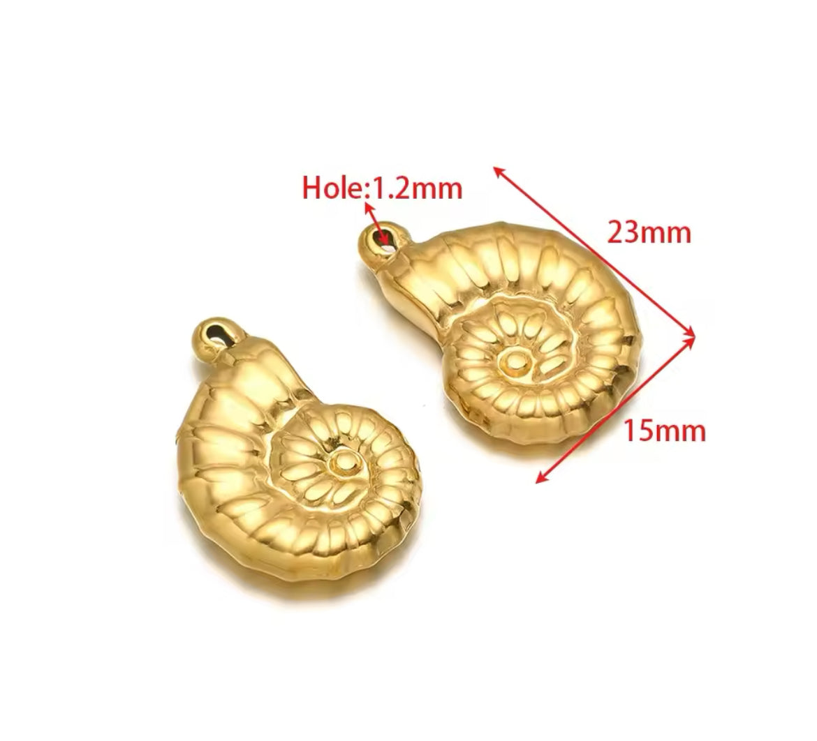 Make Your Own Charm Jewellery – Gold Plated Stainless Steel (Tarnish-Free & Waterproof)- 1 piece