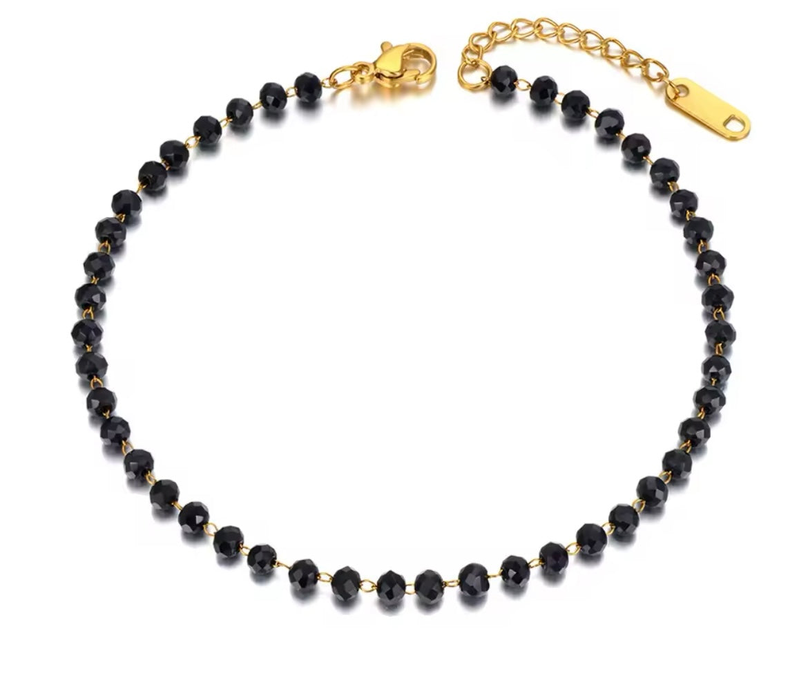 Golden Elegance Anklet – Multi-Style Design