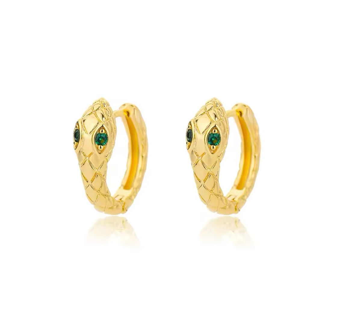 Vintage Snake Earrings for Women – Cute Mini Animal Serpentine Stainless Steel