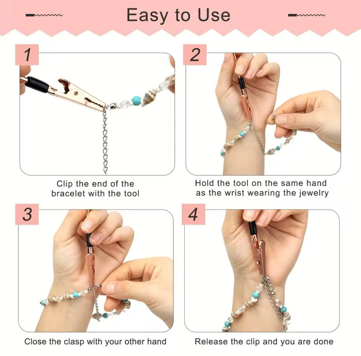Easy Clasp Bracelet Tool - Random Colour