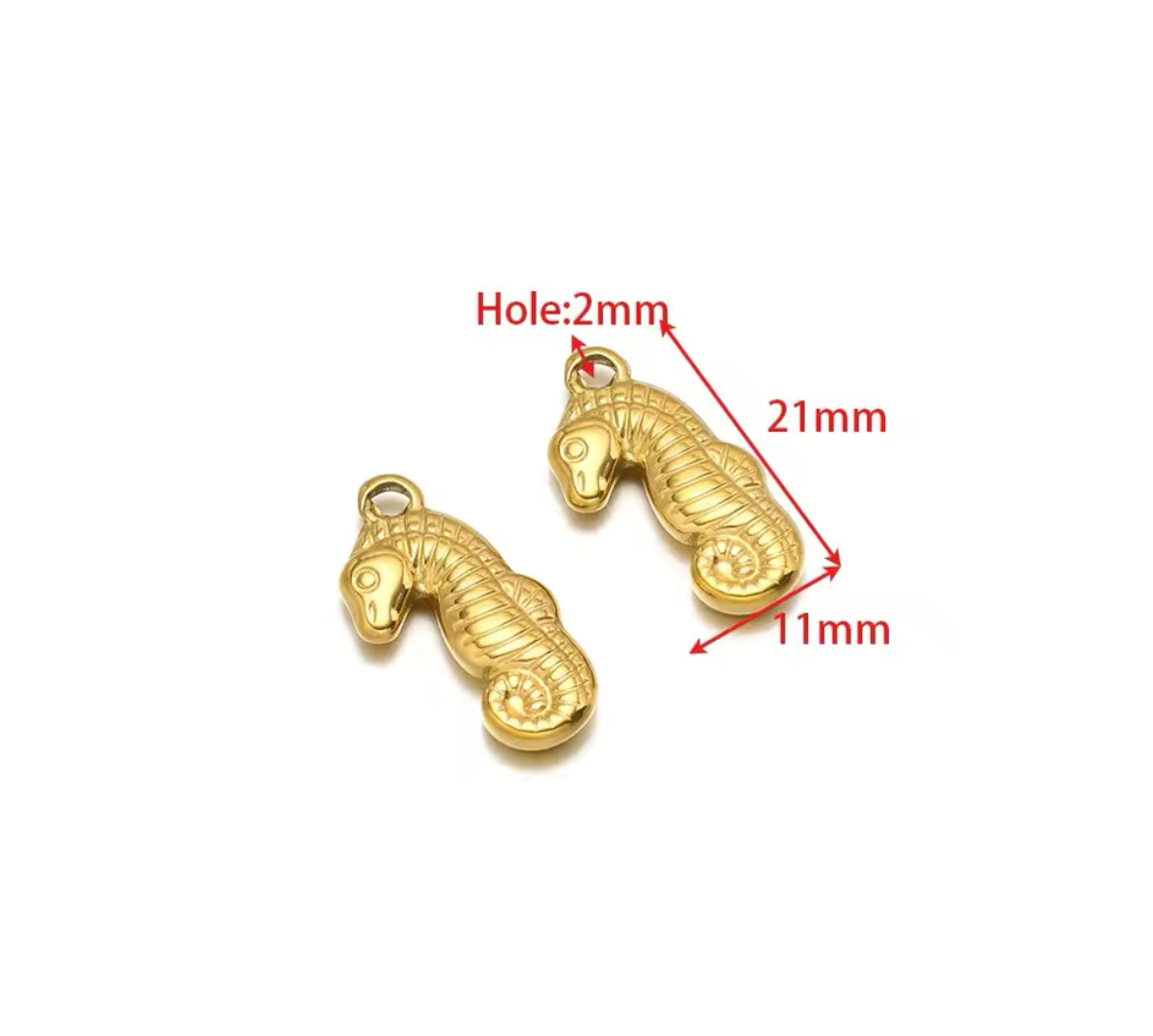 Make Your Own Charm Jewellery – Gold Plated Stainless Steel (Tarnish-Free & Waterproof)- 1 piece