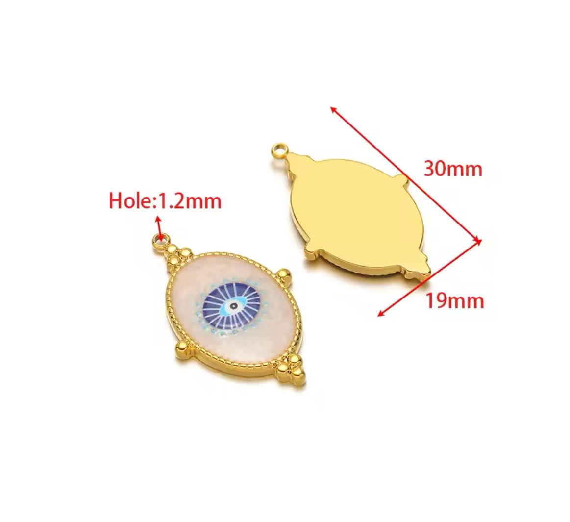 Make Your Own Charm Jewellery – Gold Plated Stainless Steel (Tarnish-Free & Waterproof)- 1 piece