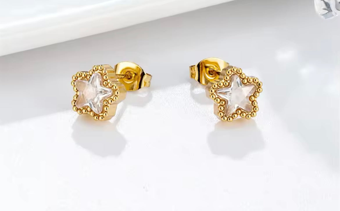 Dainty Zircon Elegance Stud Earrings