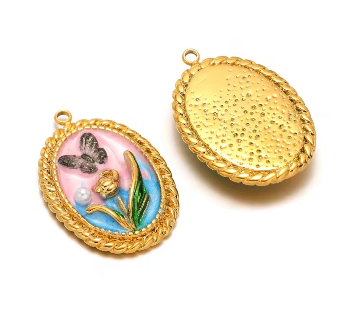 Make Your Own Charm Jewellery – Gold Plated Stainless Steel (Tarnish-Free & Waterproof)- 1 piece