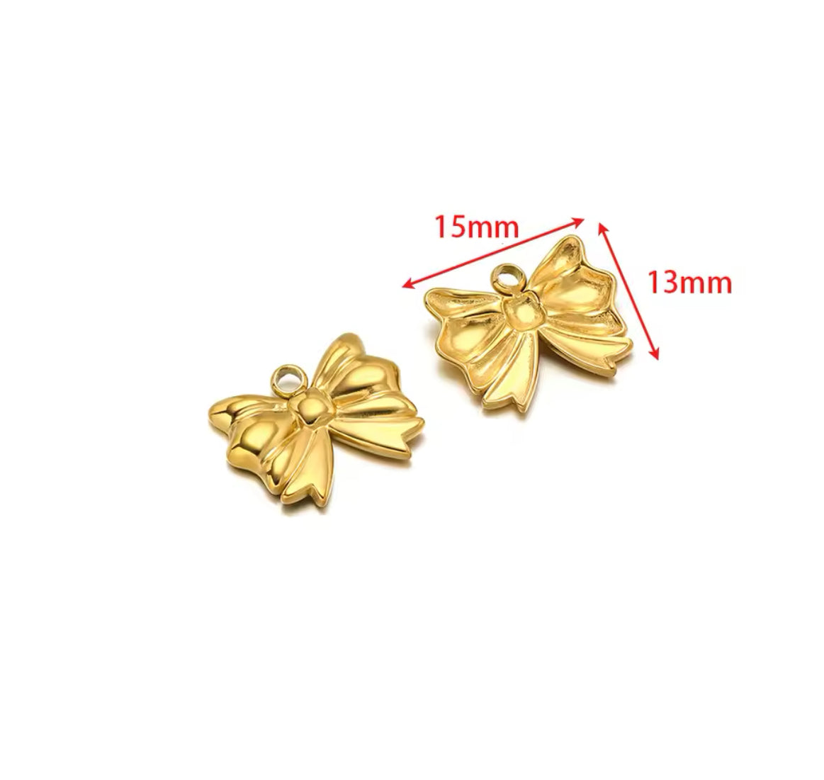 Make Your Own Charm Jewellery – Gold Plated Stainless Steel (Tarnish-Free & Waterproof)- 1 piece