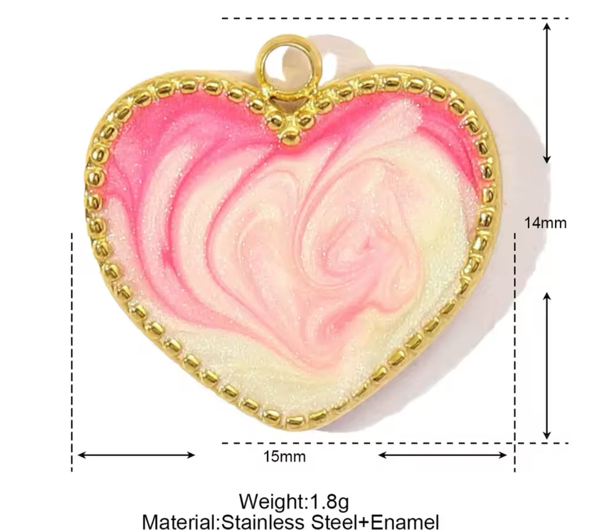 Make Your Own Charm Jewellery – Gold Plated Stainless Steel (Tarnish-Free & Waterproof)- 1 piece