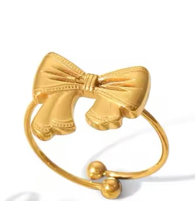 Bella Bow Adjustable Ring