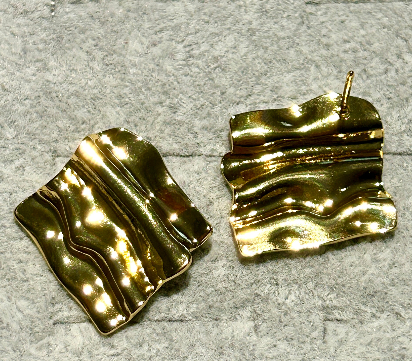 Golden Muse Statement Stud Collection